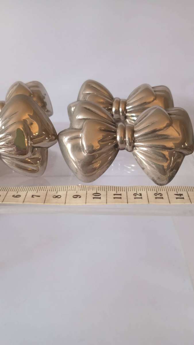 Vintage 4x Stylish Bow SERVIETTE HOLDERS