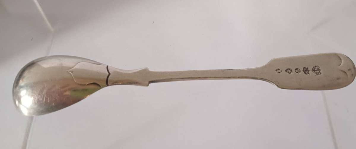 Vintage Hallmarked Teaspoon 12cm L Silver plated