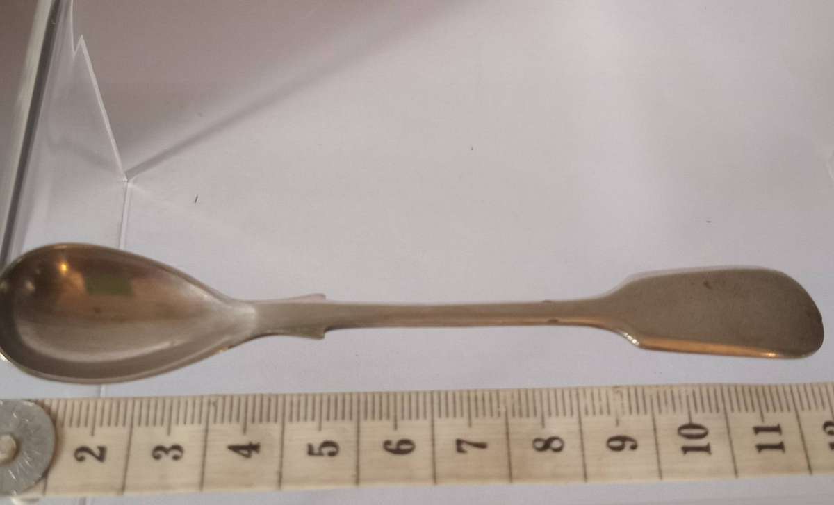 Vintage Hallmarked Teaspoon 12cm L Silver plated