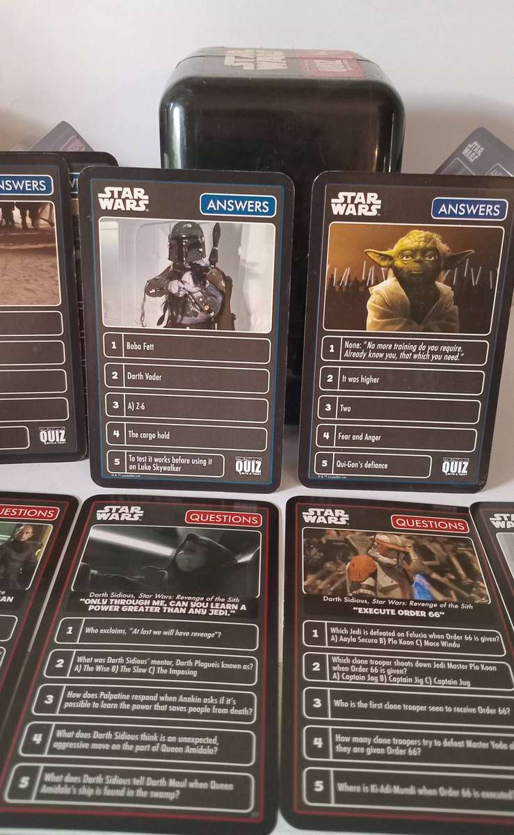 Vintage Disney Star Wars Quiz Game - Scarce item