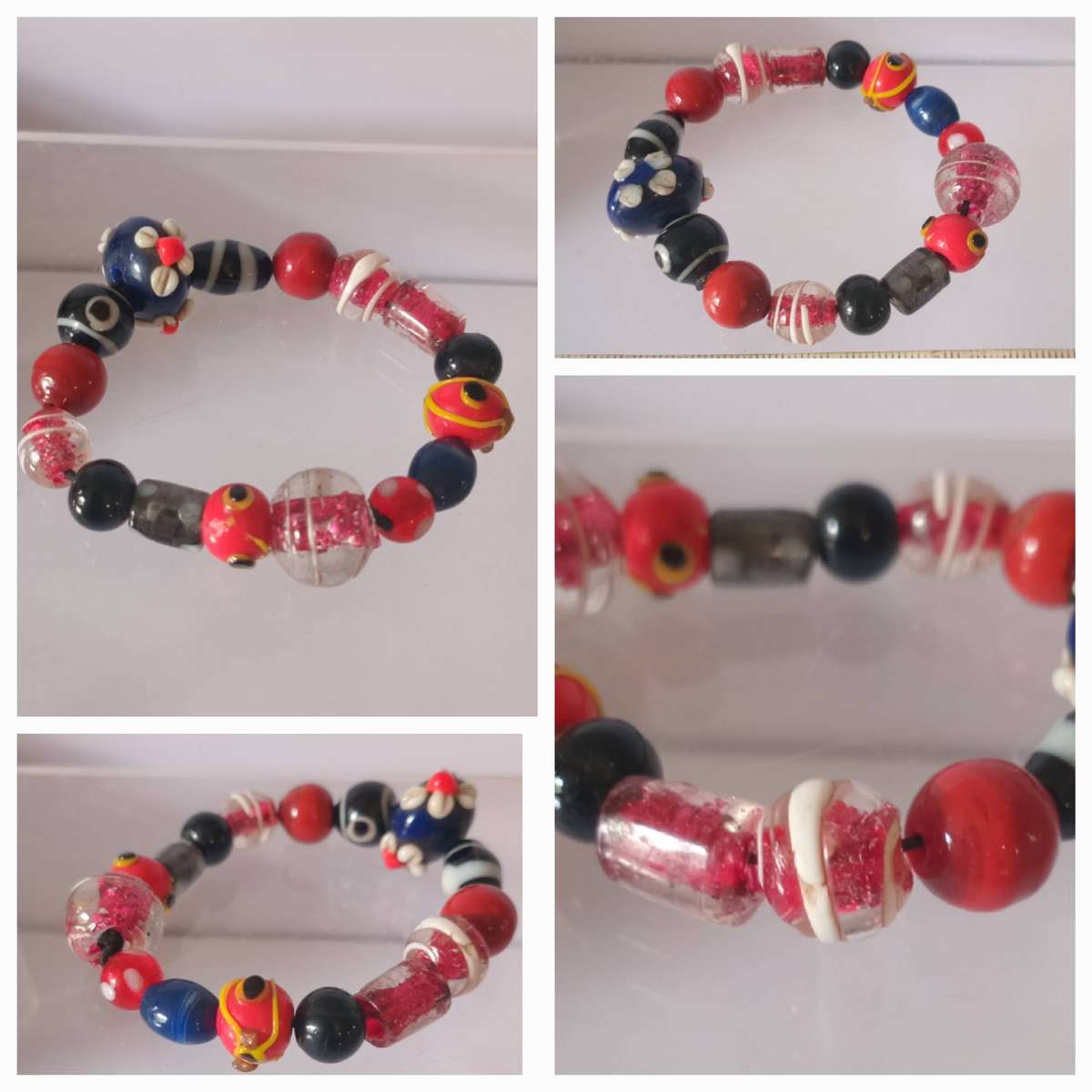 Vintage Murano Bracelet with beautiful glass beads