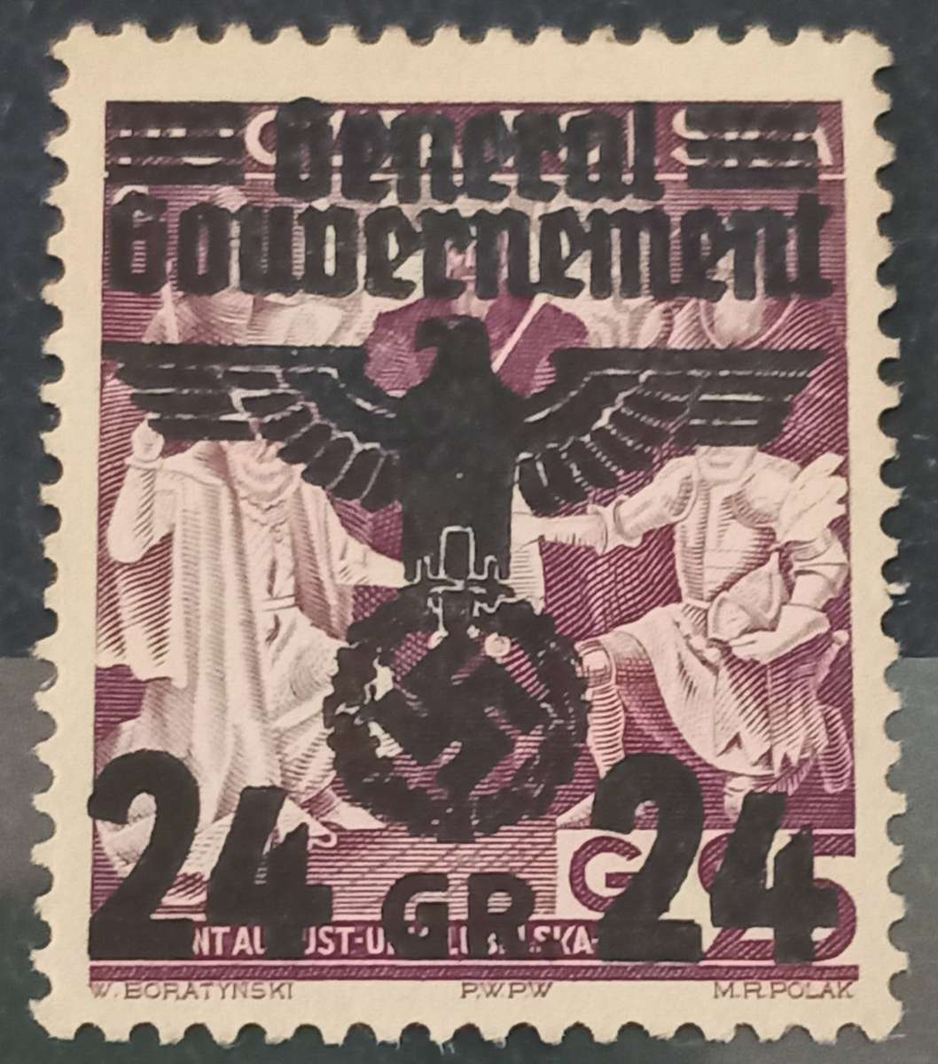 GERMANY POLAND (General Gouvernement) 1939-45 WWII 24 Gr. MH /b10 #325