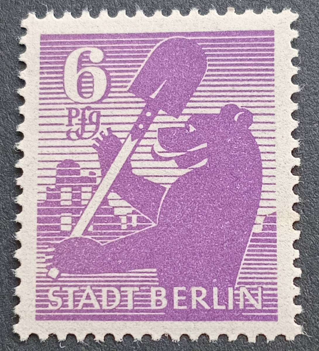 GERMANY RUSSIAN ZONE 6pf STADT BERLIN MNH