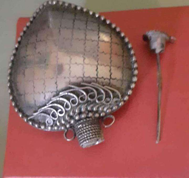 Unique Antique Perfume Bottle Pendant