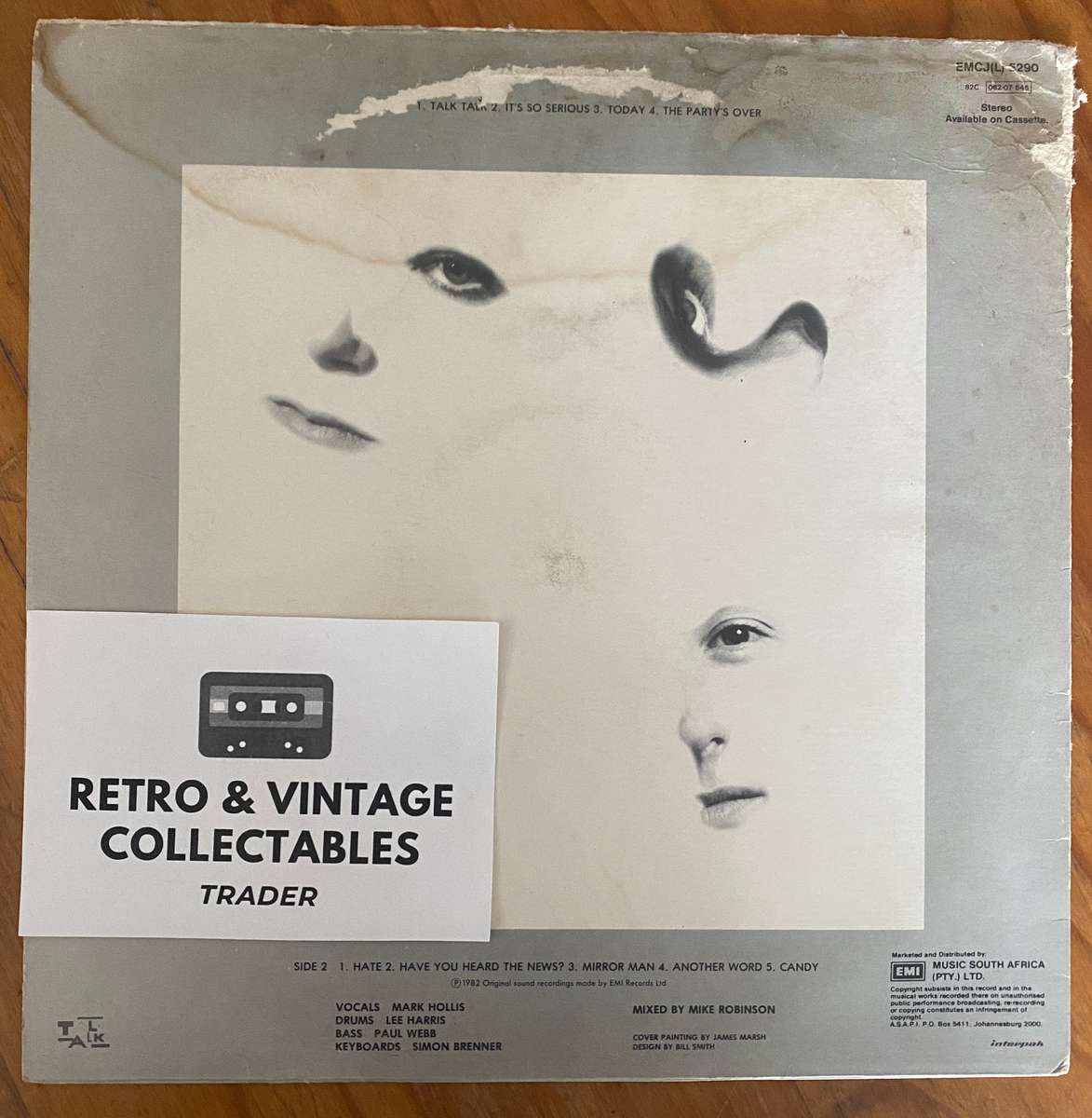 Talk Talk - The Party's Over LP G+/VG+ SA Pressing