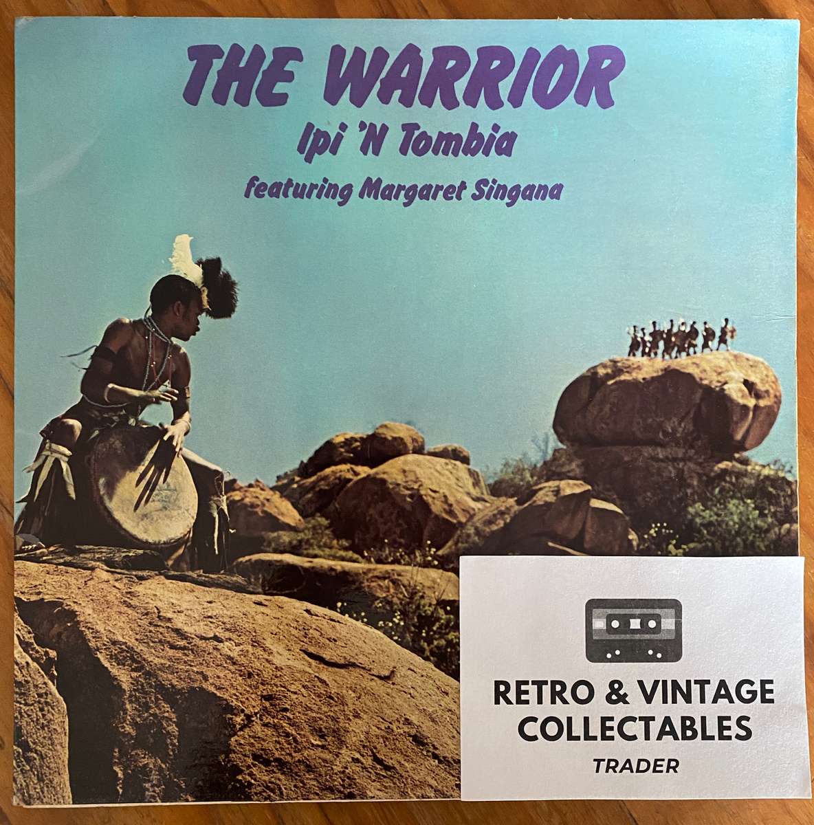 Ipi N Tombia Featuring Margaret Singana - The Warrior (Gatefold Cover) LP VG+/G SA Pressing