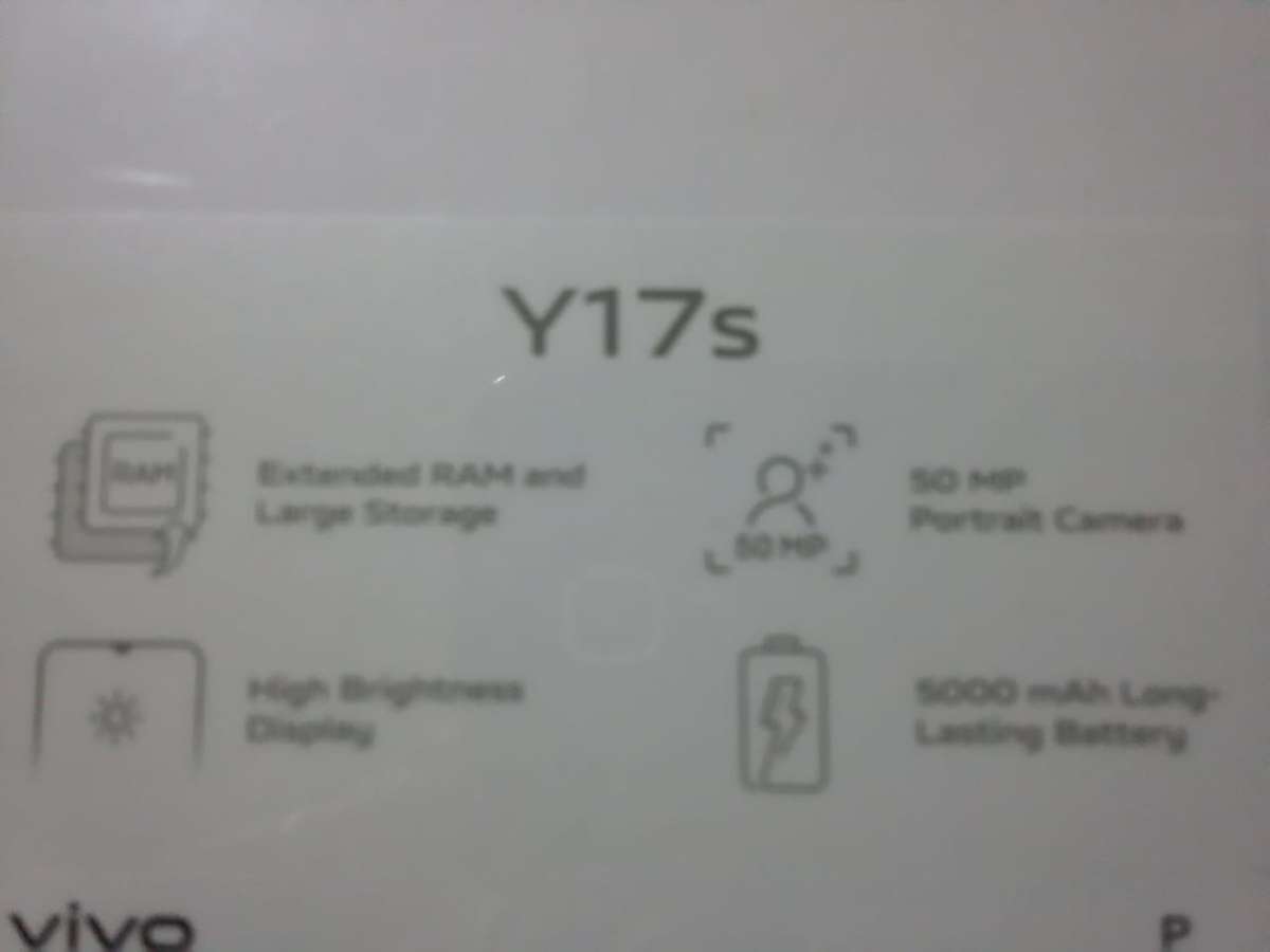 VIVO Y17s  (BRAND NEW/SEALED)