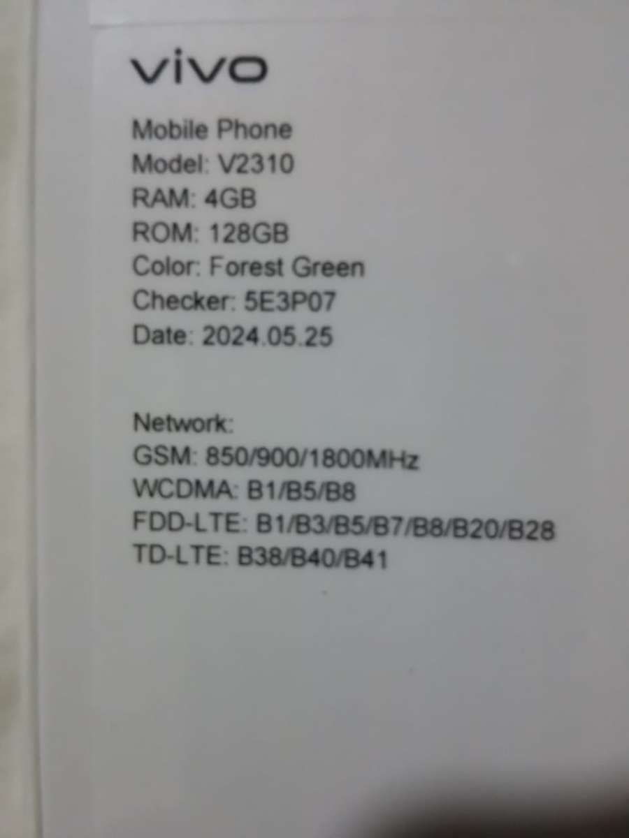 VIVO Y17s  (BRAND NEW/SEALED)