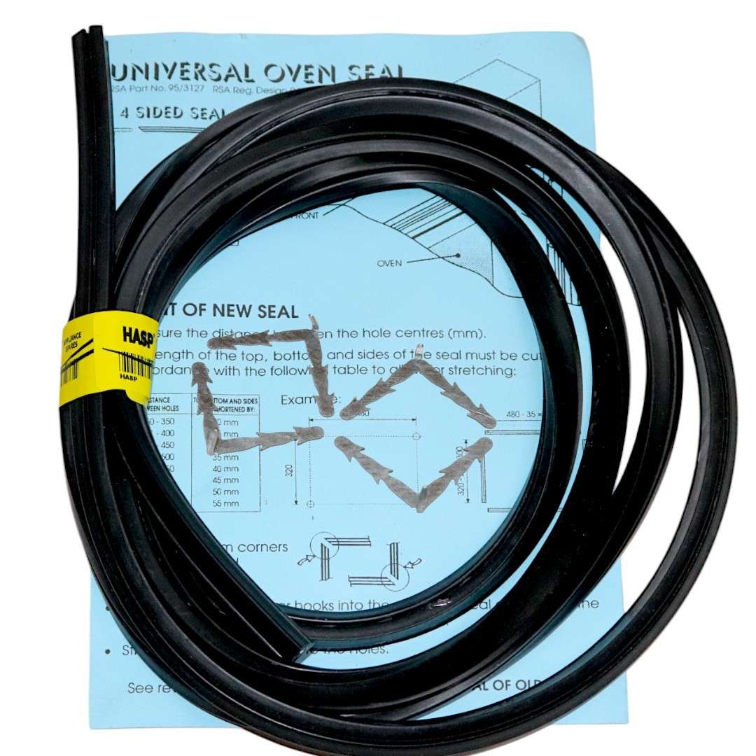 Universal 4 Sided Oven Door Seal With Four Hooks