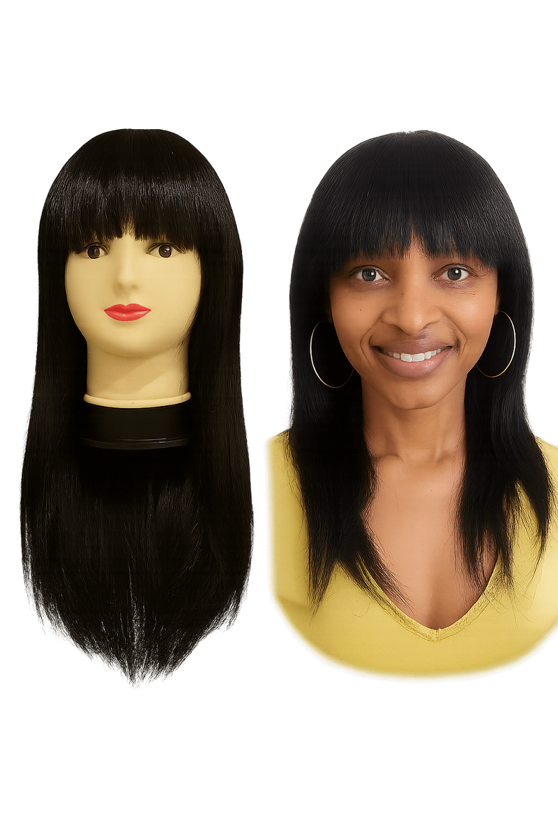 Long Wig with Fringe