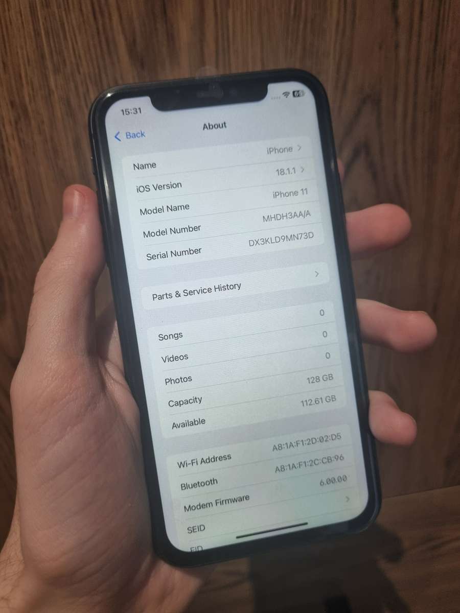 iPhone 11 Black 128gb