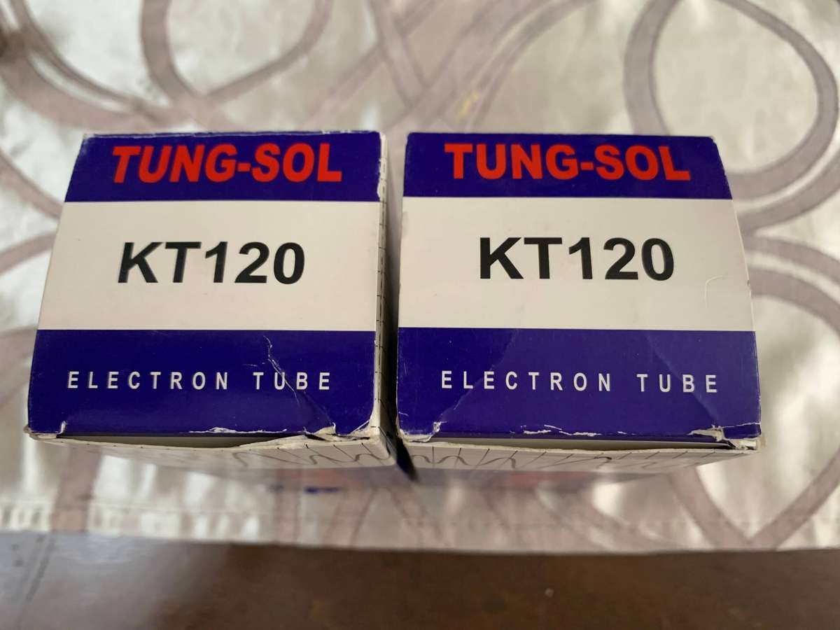 Tung-Sol KT120 pair vacuum tubes