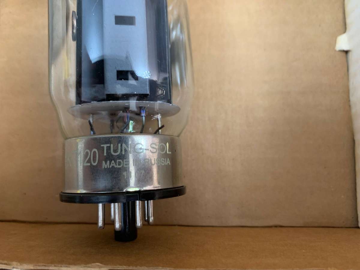 Tung-Sol KT120 pair vacuum tubes