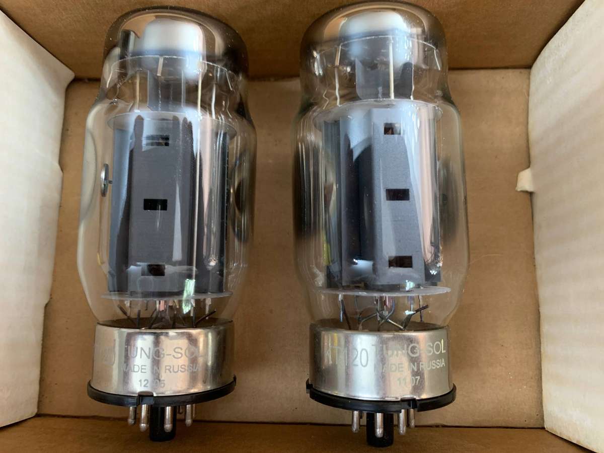 Tung-Sol KT120 pair vacuum tubes