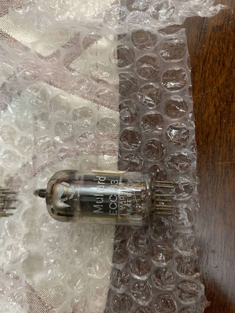 Vintage MULLARD 12AX7 ecc83, very strong, fully tested, magic for Orange Hiwatt Marshall, preamp