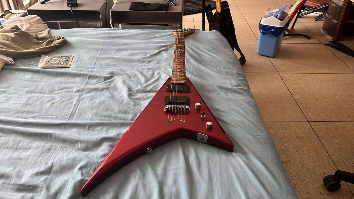 Jackson JS30RR Rhoads JS Series Electric Guitar 2008 Model Inferno Red Rosewood Fretboard
