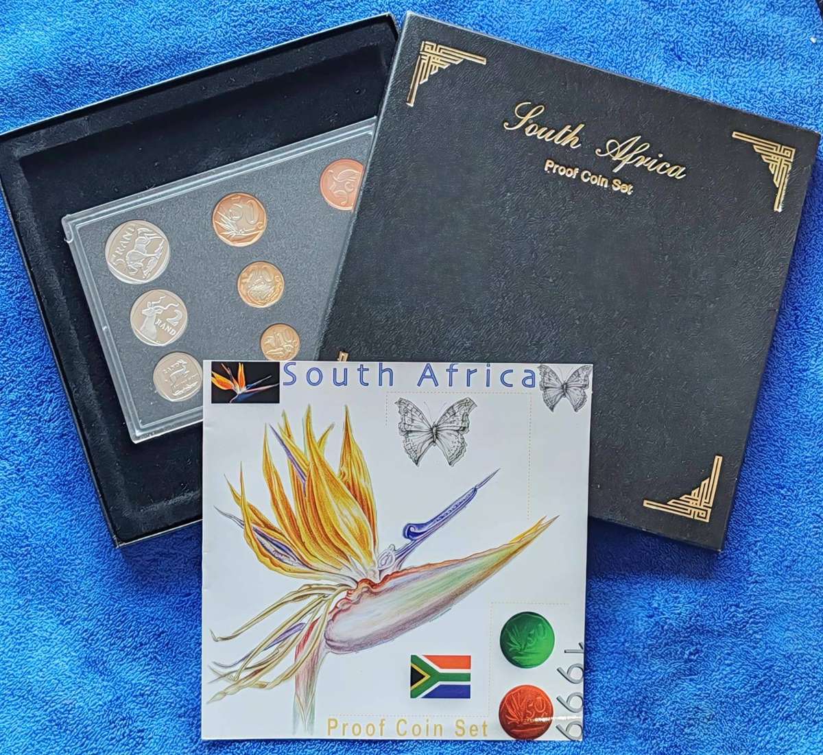 1999 South Africa Proof Set - Mintage  of 3 774