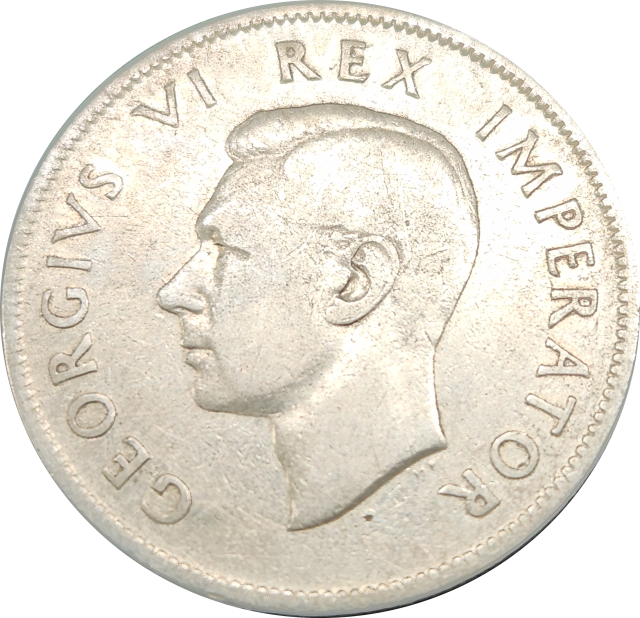 2 1/2 (TWO and a HALF)  Shillings - Half Crown - 1956