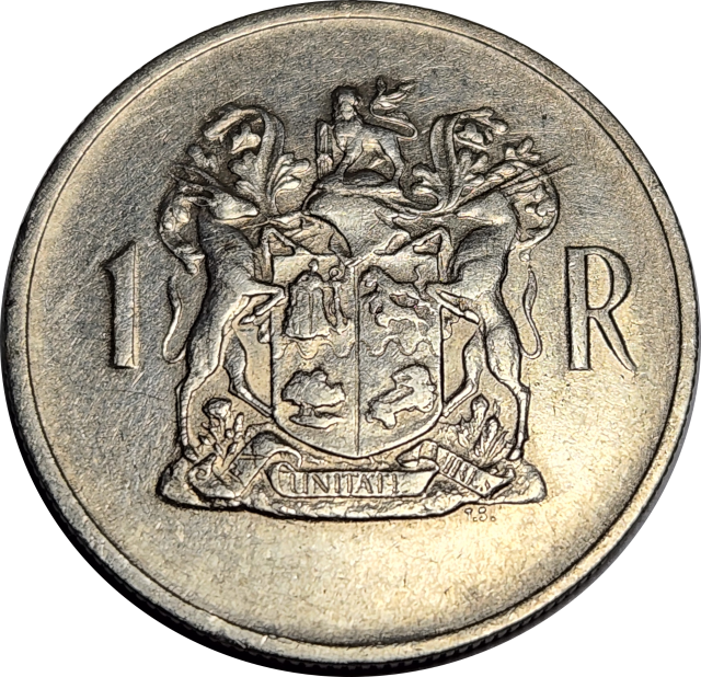 1 (ONE) RAND - R1 - 1966 - "Donges" Afrikaans - South Africa