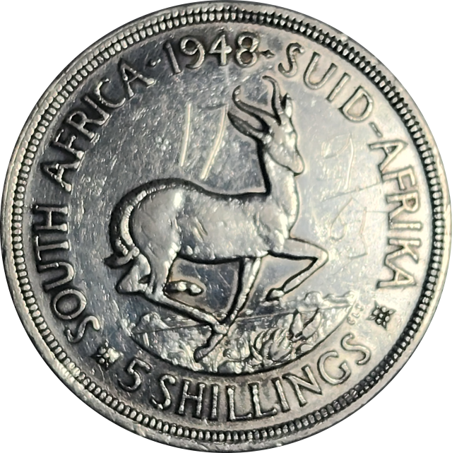 5 (FIVE) SHILLINGS - 1948 - Selling for UNDER Spot !