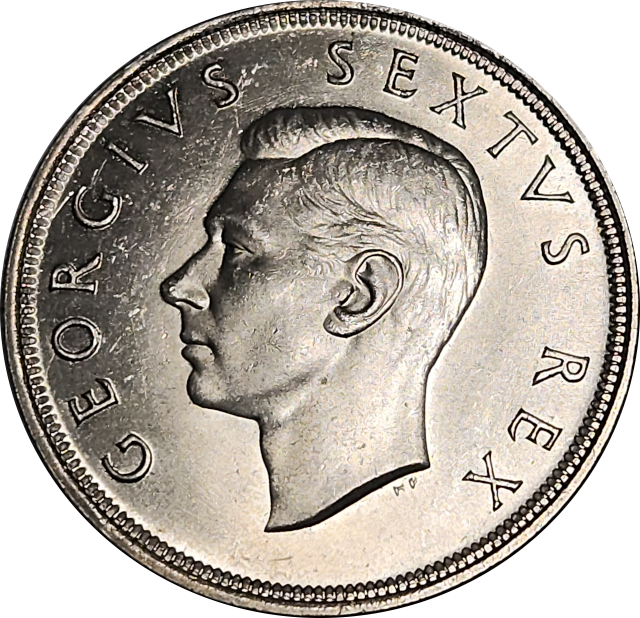 5 (FIVE) SHILLINGS 1952 - SOUTH AFRICA - EF - GREAT Coin !