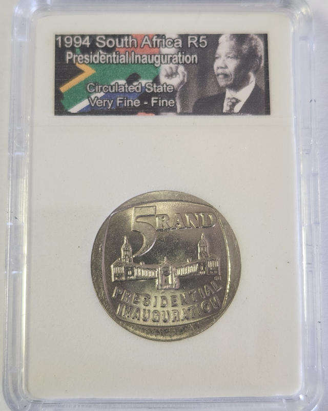 5 (FIVE) Rand (R5) - 1994 - Presidential Inauguration