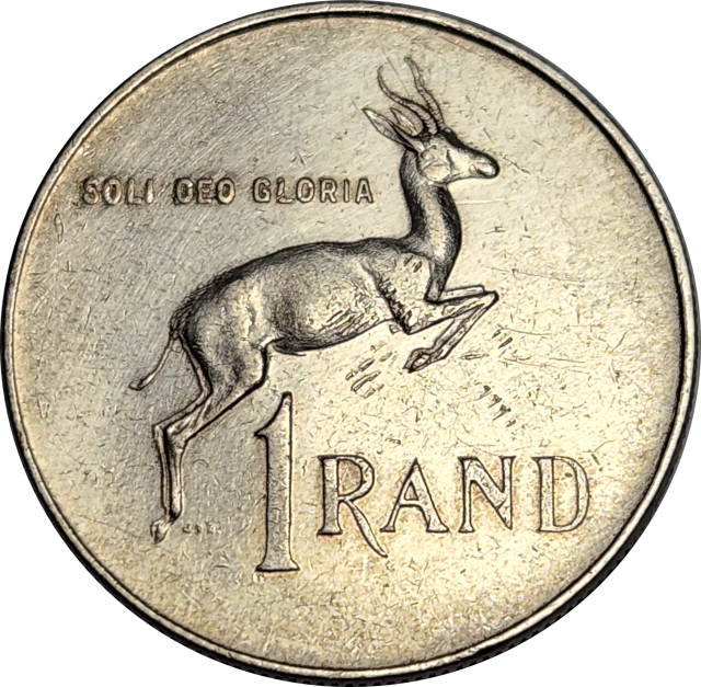 1 (ONE) RAND - R1 - 1966 - ENGLISH - South Africa