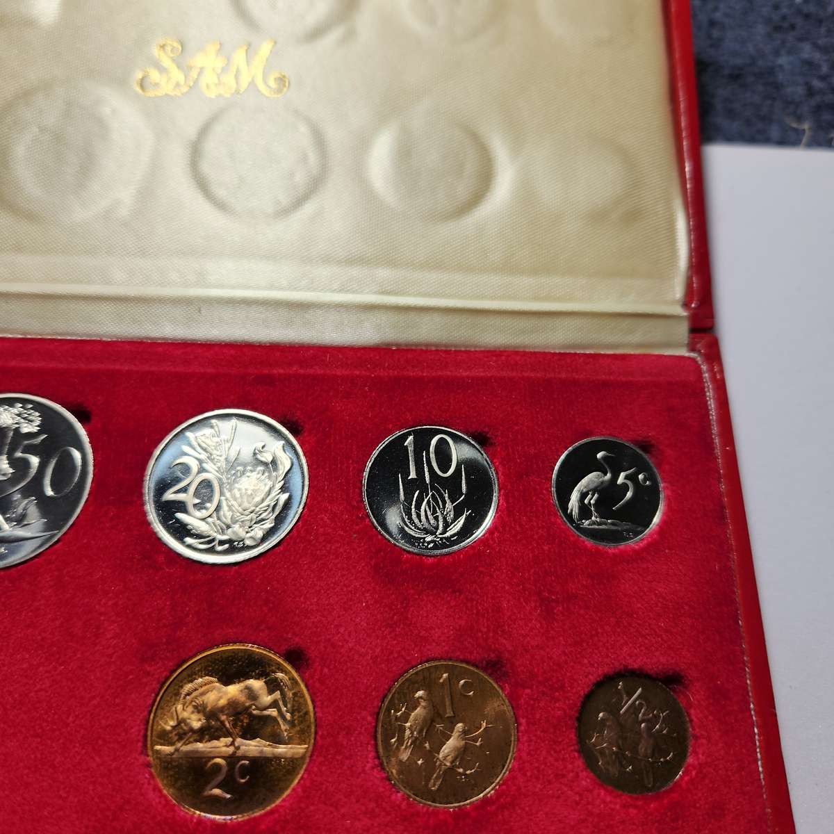 1979 Long Proof Set  - SA Mint box Mintage 10000 - Fantastic condition !!  Diederichs 3rd President