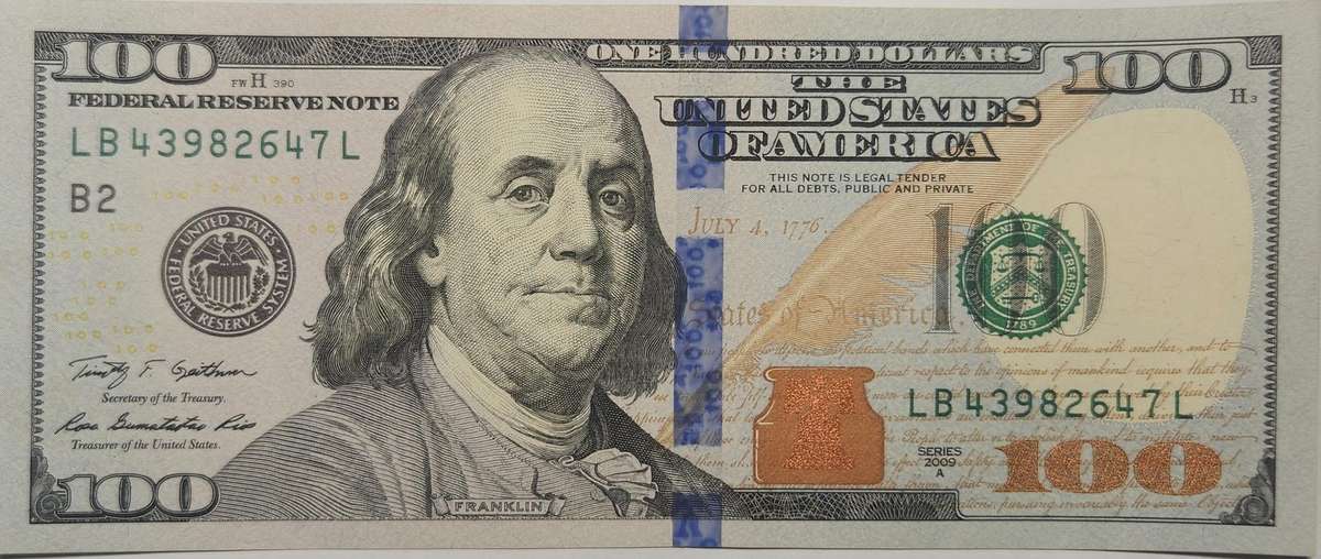 $100 DOLLARS  - USA - Fantastic note !