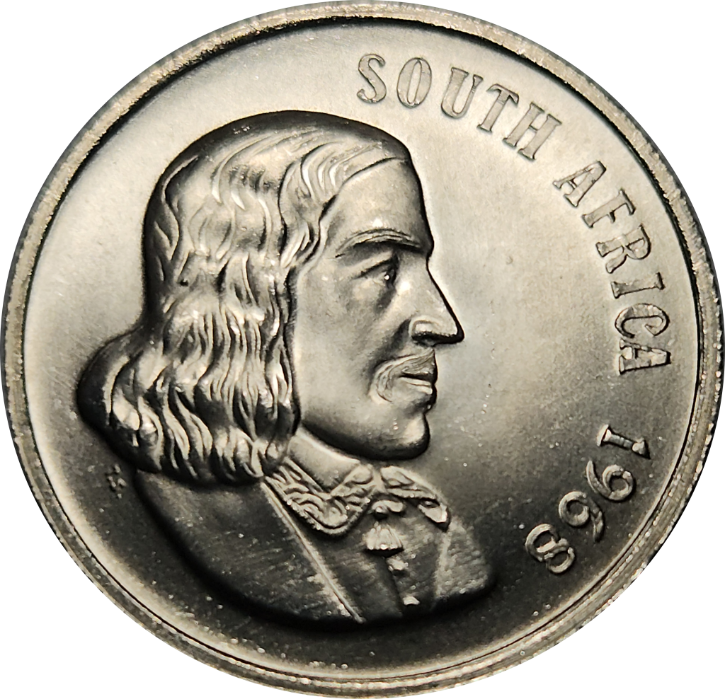 R1 (ONE) RAND - 1968 - .800 silver - Mint pack coin - UNC - FANTASTIC condition !