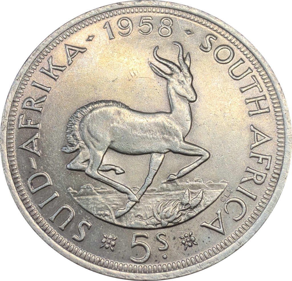 5(FIVE) SHILLINGS - 1958 - VERY Nice Coin !
