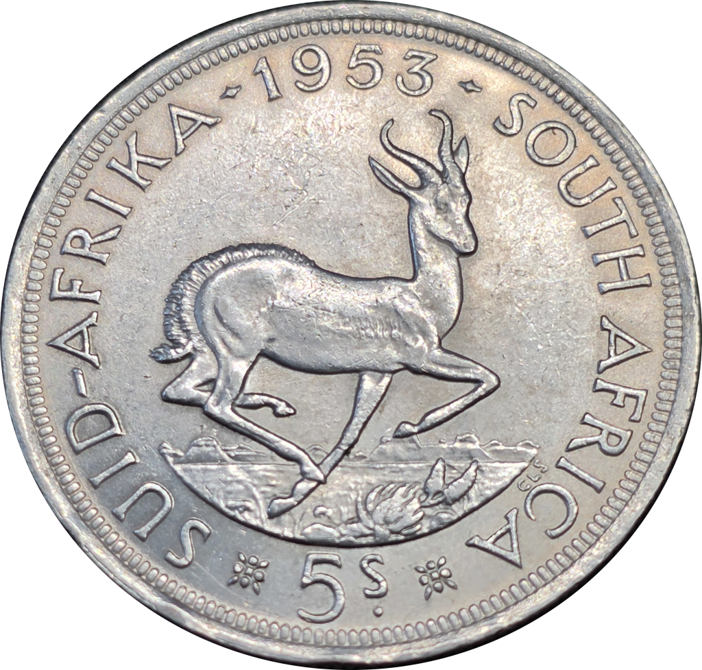 5(FIVE) SHILLINGS - 1953 - NICE Coin !