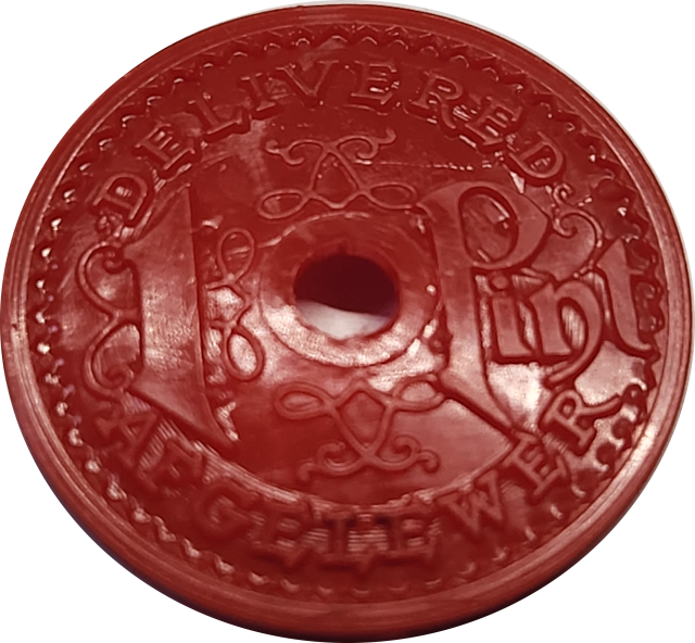 1 (ONE) PINT - PMD Milk Token (Pietermaritzburg) - Not seen often !