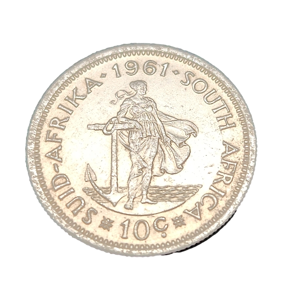 10 (TEN) Cent 1961 - 50% Silver