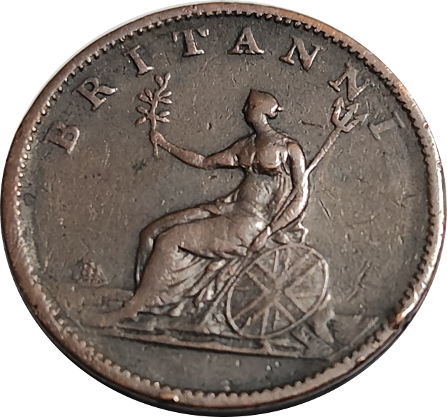 1 (ONE) PENNY - 1806 - George III - Great Britain - VF - a 219 Year old coin !