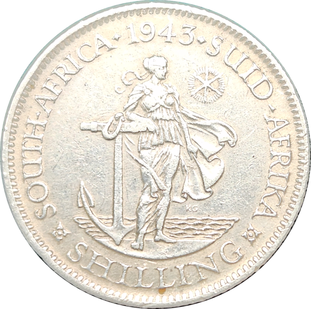 1 (ONE) SHILLING - 1945 - Very Fine Conditio
