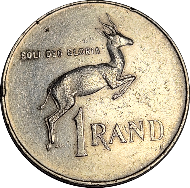 1 (ONE) RAND - R1 - 1966 - English - South Africa