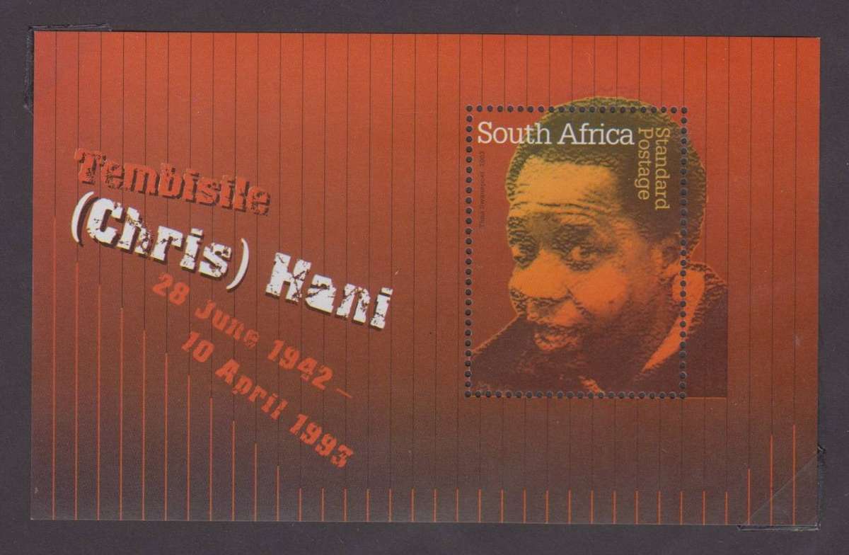 RSA - 2003 - Chris Hani - Miniature Sheet MNH - SACC 1536