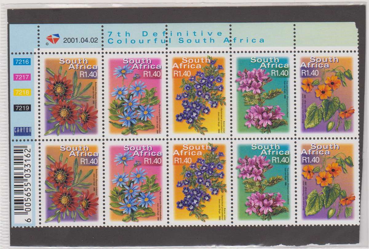 RSA - 7th Definitive R1,40 - 2001/04/02 - Control block - SACC 1358-1362