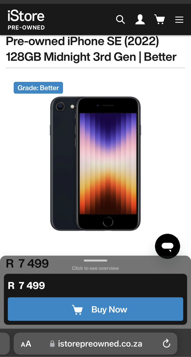 Apple iPhone SE 128gb (3rd gen 2022) Like NEW !!!