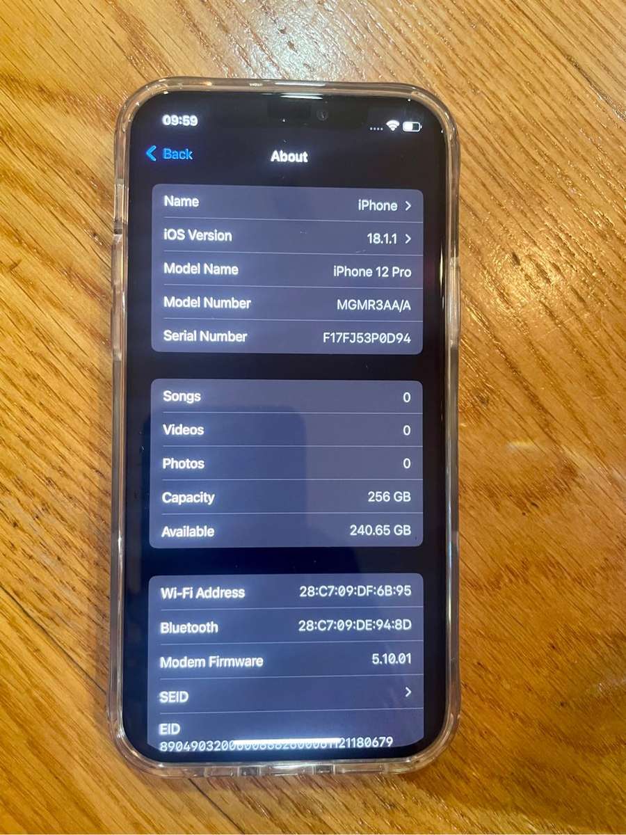 iPhone 12 pro 256gb gold