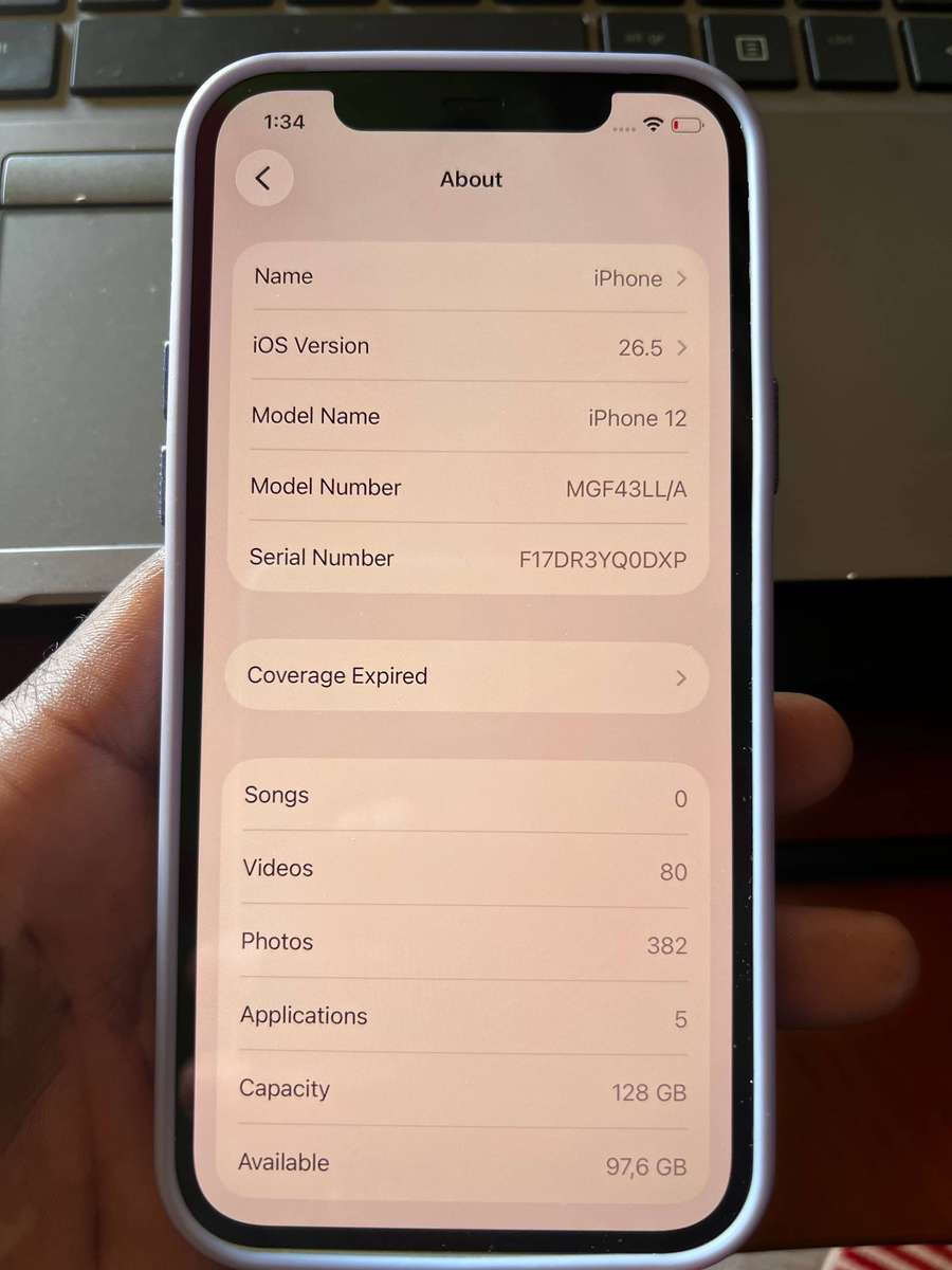 iPhone 12 Lime Green 128GB