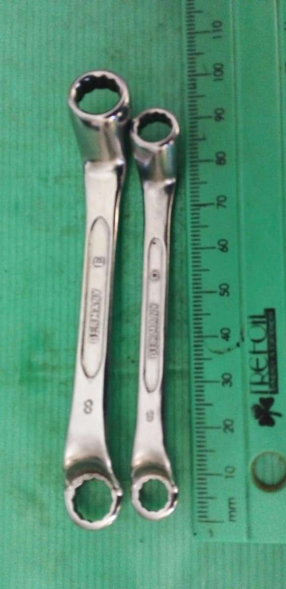 TWO SMALL RING STAHLWILLE SPANNERS.PRICE FOR BOTH