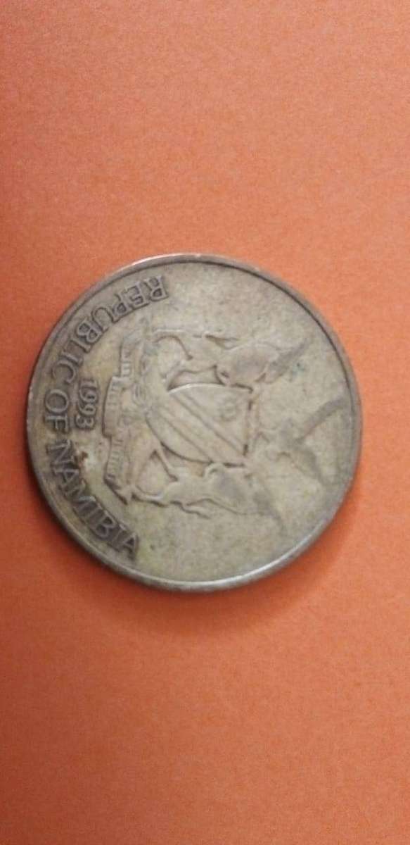 namibia 1993 5 dollar coin