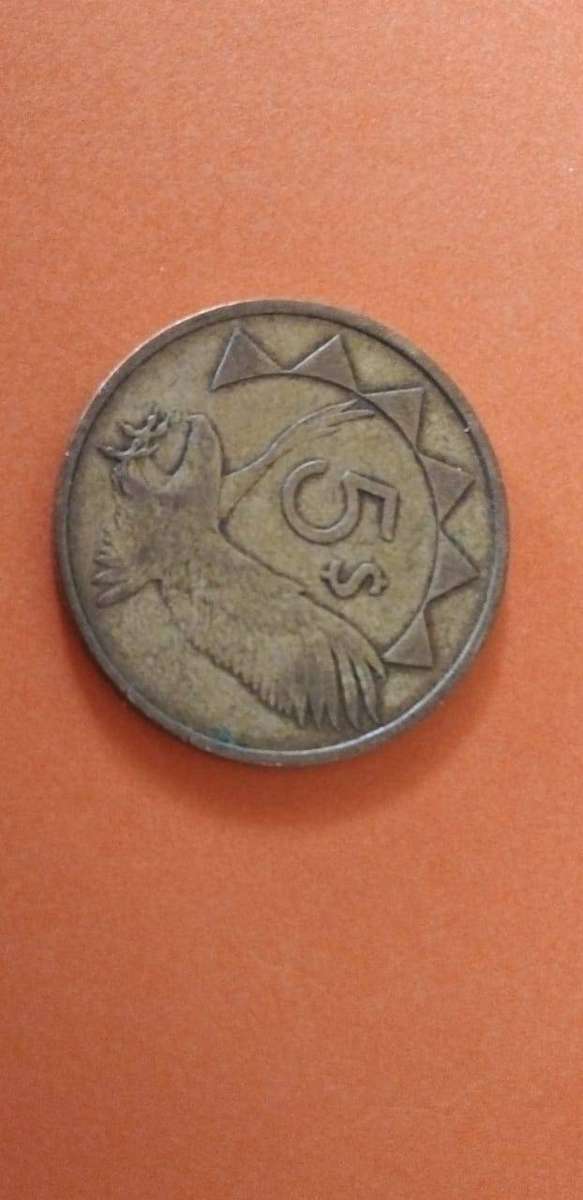 namibia 1993 5 dollar coin