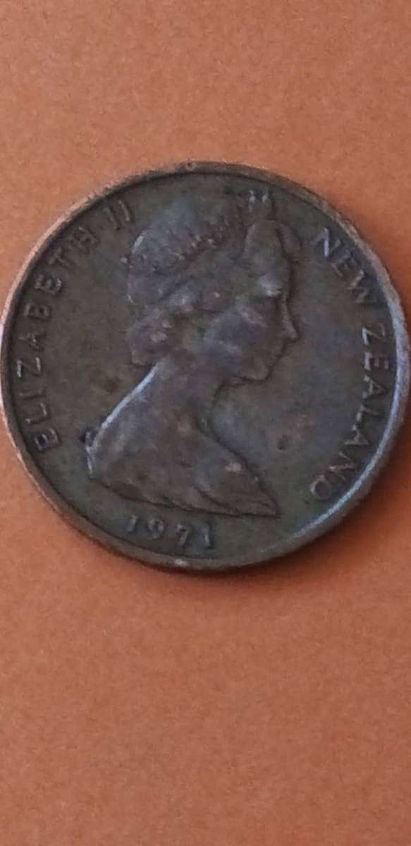 NEW ZEALAND 1971 ONE CENT.