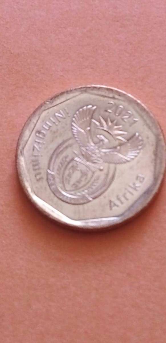 ROTADED DIE ERROR 10 CENT RSA COIN