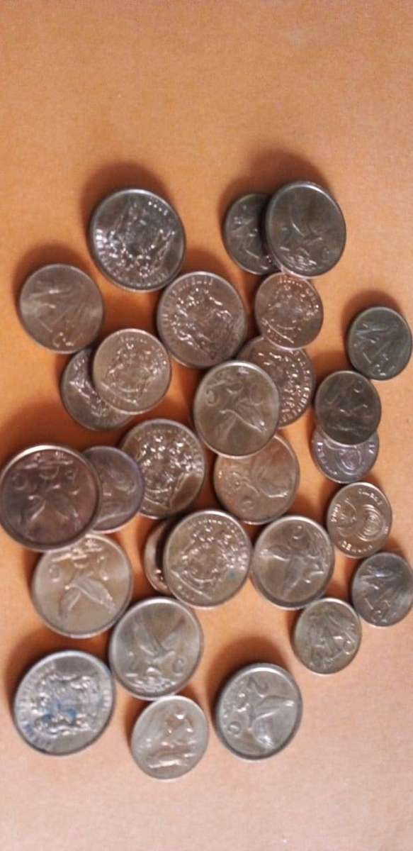 RSA  ONE AND TWO CENT COINS..X27