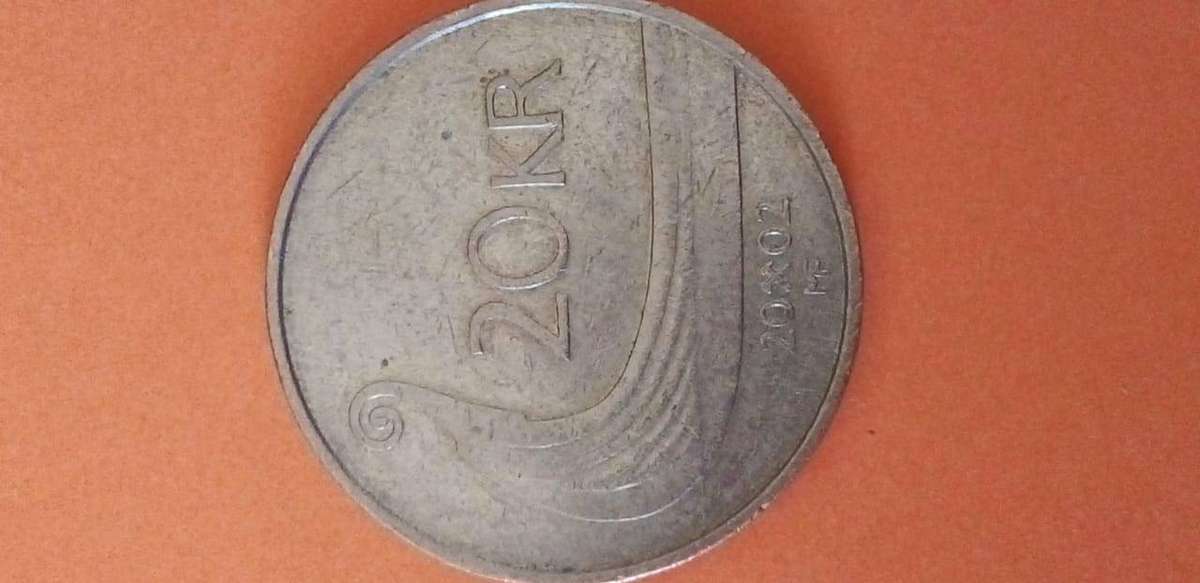 NORWAY 2001 20 KRONE COIN