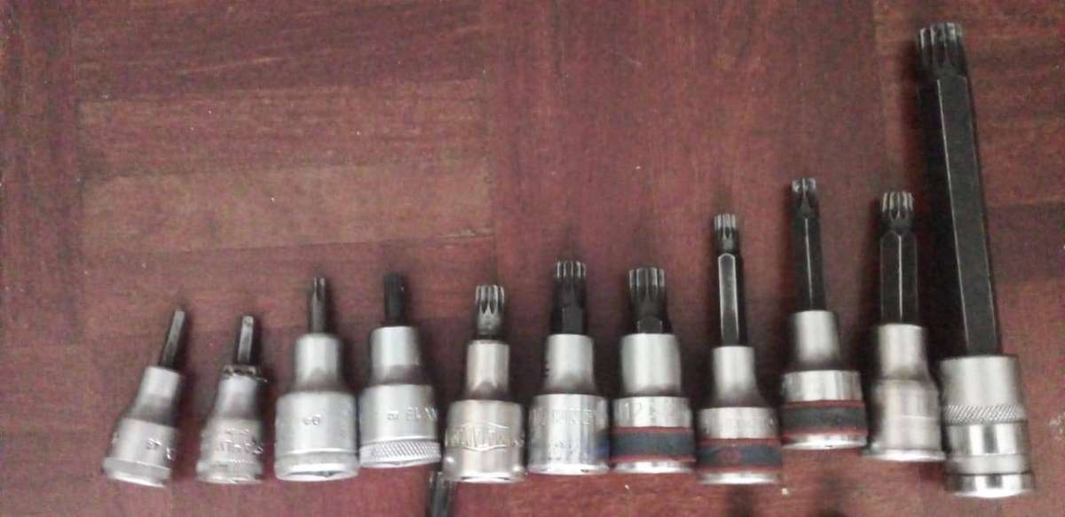 ALLEN KEY SOCKETS.KING TONI AND GEODORE.VARIOUS  TYPES AND SIZES. X27